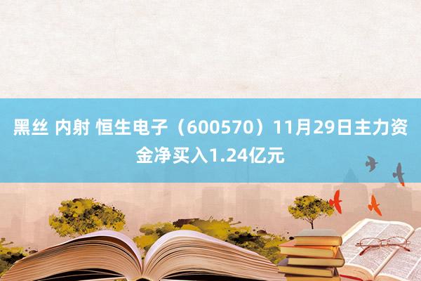 黑丝 内射 恒生电子（600570）11月29日主力资金净买入1.24亿元