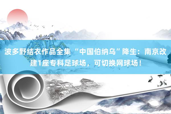 波多野结衣作品全集 “中国伯纳乌”降生：南京改建1座专科足球场，可切换网球场！
