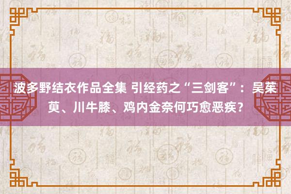 波多野结衣作品全集 引经药之“三剑客”：吴茱萸、川牛膝、鸡内金奈何巧愈恶疾？