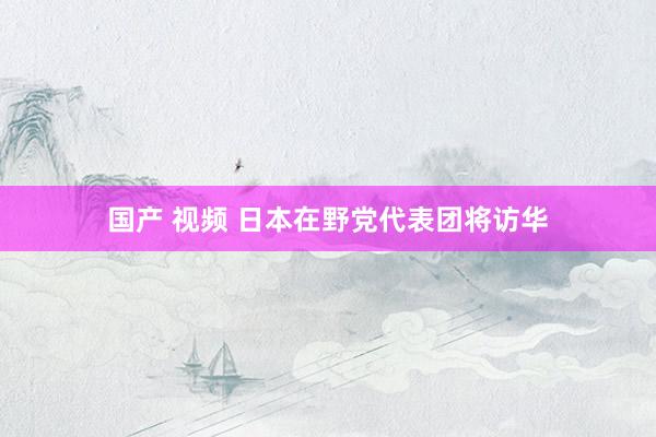 国产 视频 日本在野党代表团将访华