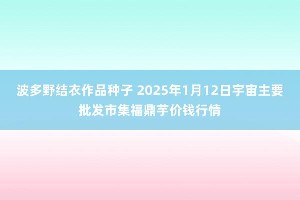 波多野结衣作品种子 2025年1月12日宇宙主要批发市集福鼎芋价钱行情