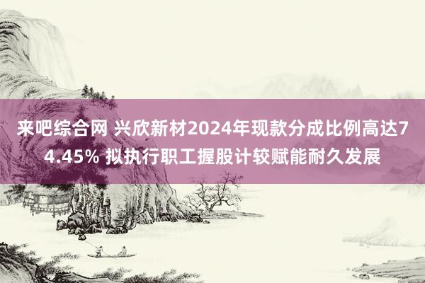 来吧综合网 兴欣新材2024年现款分成比例高达74.45% 拟执行职工握股计较赋能耐久发展