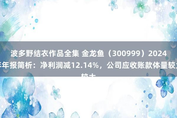 波多野结衣作品全集 金龙鱼（300999）2024年年报简析：净利润减12.14%，公司应收账款体量较大