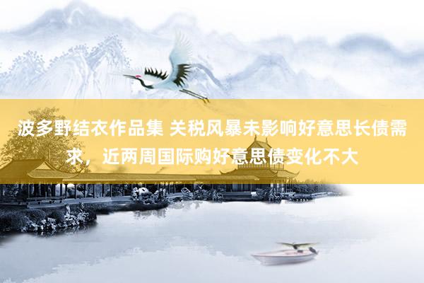 波多野结衣作品集 关税风暴未影响好意思长债需求，近两周国际购好意思债变化不大
